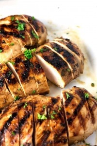 Grilled chicken for dogs