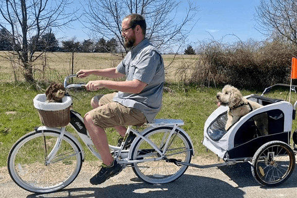 doggy bike ride